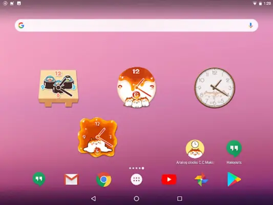 Analog clocks C.C.Makiart android App screenshot 0